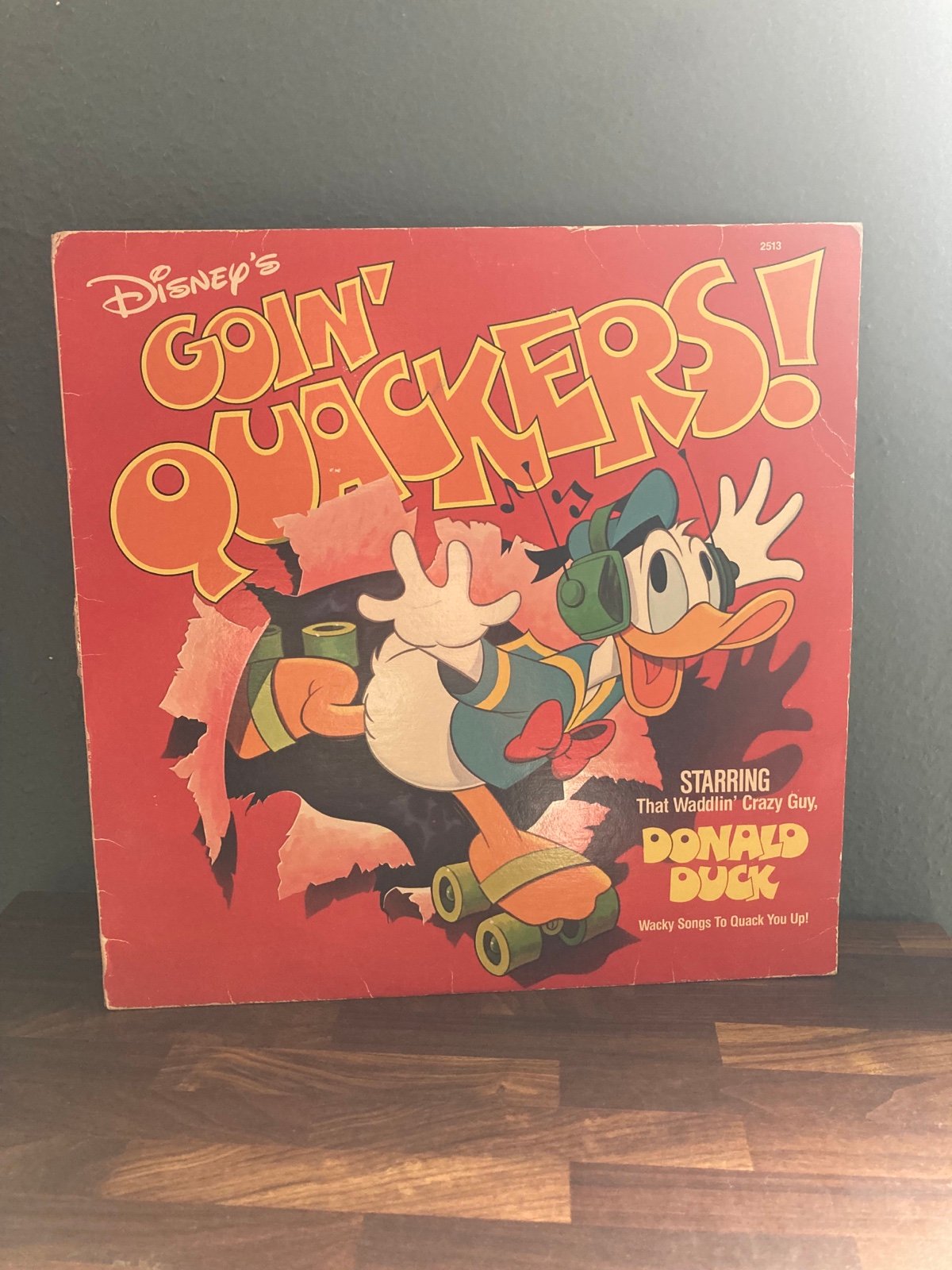 *Vintage* Disney´s Goin´ Quackers! ´Wacky Songs to Quack You Up´ Vinyl Record 5IUFQl5aJ