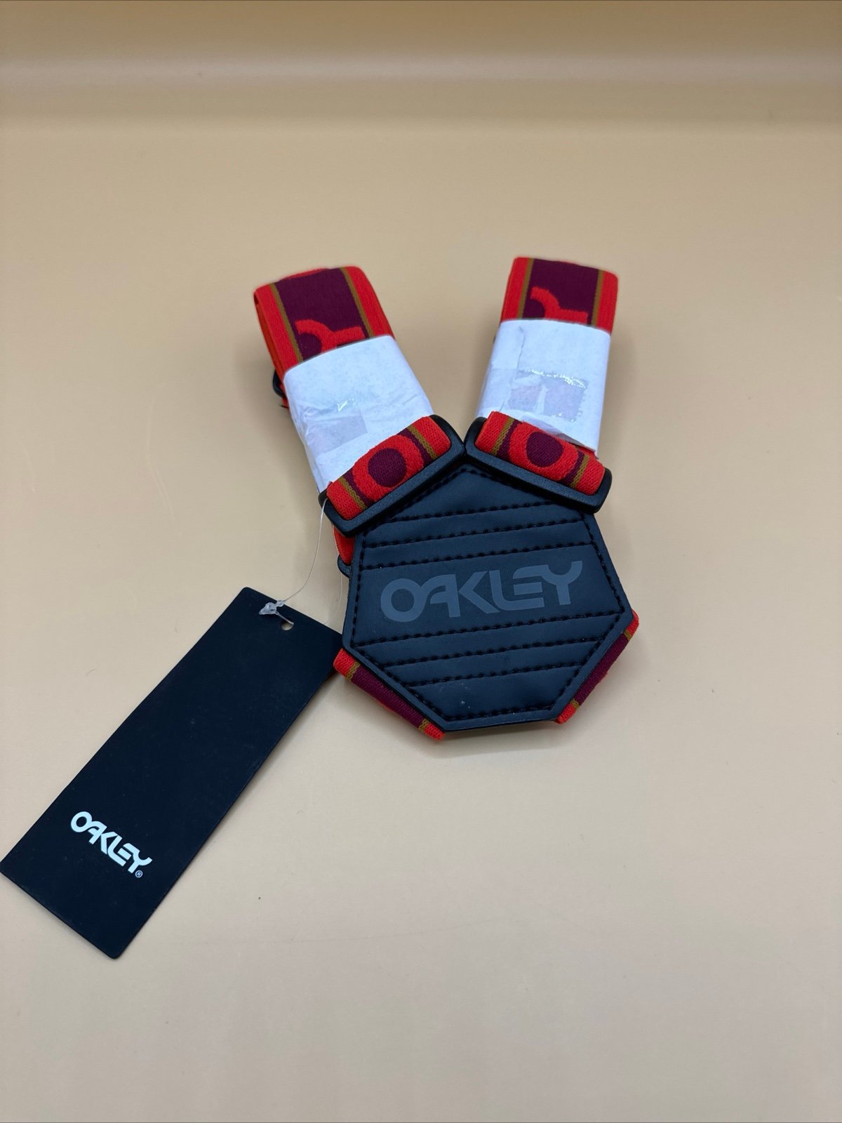 New OAKLEY factory suspenders Poppy Red Pilot Snow Gear Pants Snowboard Ski CEMpfWTfT