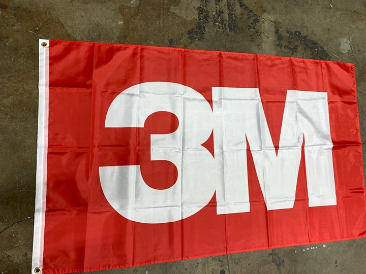 3M Banner Flag 2x8ft 60x240cm Poly Garage Shop Wall Decor 9m8Xx211C