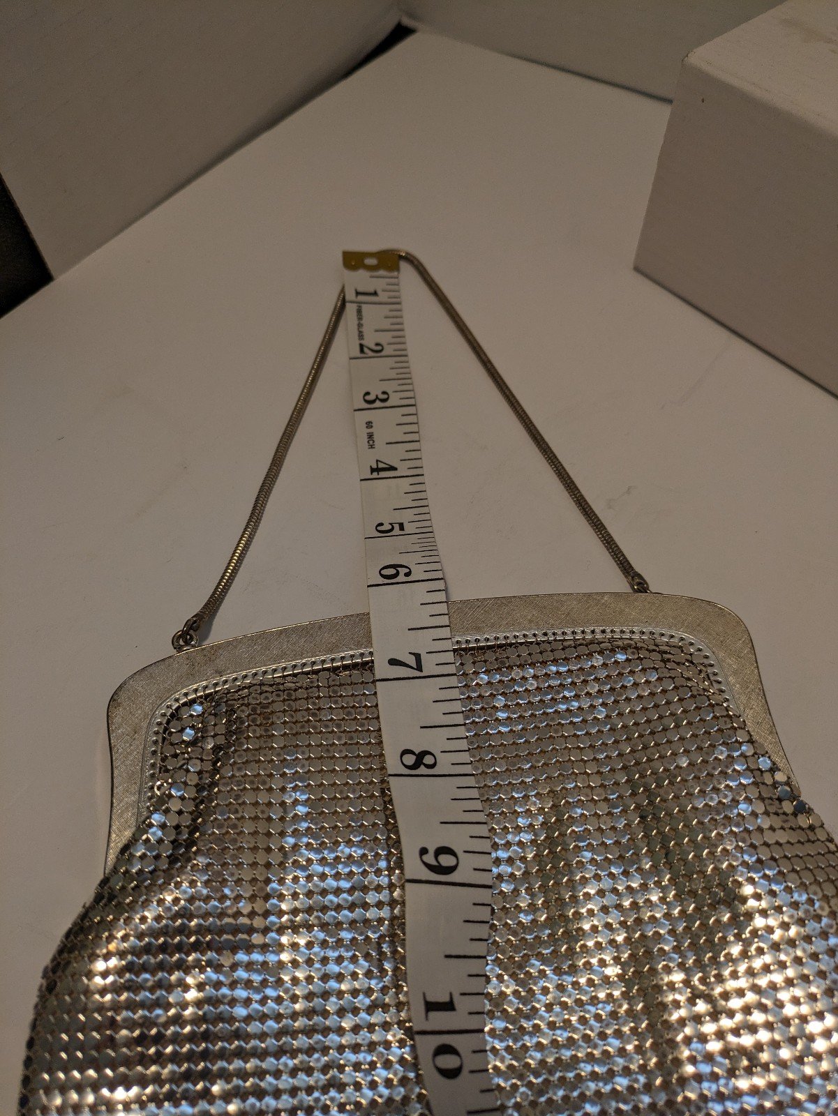 Vintage 1960s Oroton silver tone mesh hand bag made in Germany b21VgArJW