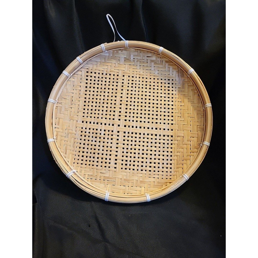Hand-Woven Hanging Basket Oval Shape Eclectic 4yDKmJtjc
