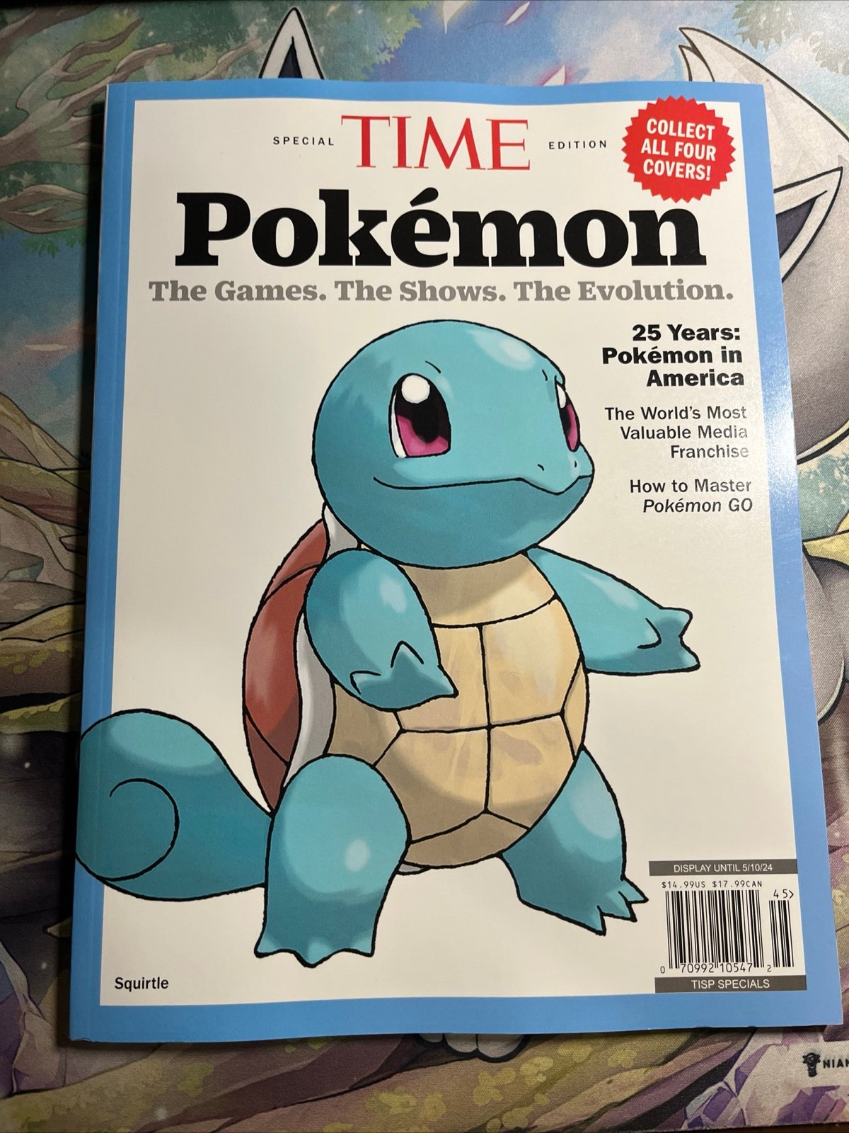 TIME Special Edition 2024 magazine 90+ pages on POKEMON Collector Cover SQUIRTLE 4kHoHBLAm