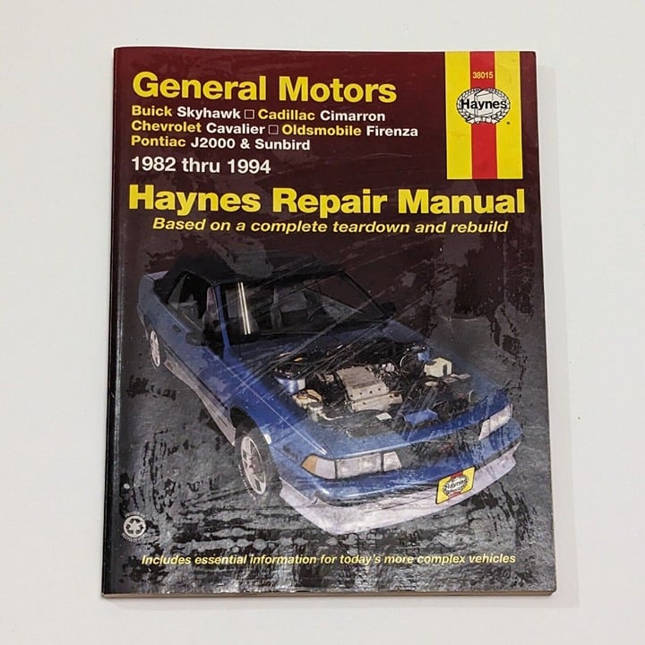 Haynes Haynes Repair Manual General Motors 1982 thru 1994 #38015 Automotive Car 8k7iHwz3O